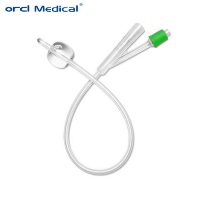 Medical 2 Way 3 Way 6FR8FR10FR Kateter Foley Lapisan Silikon untuk Hewan Grosir Pemasok