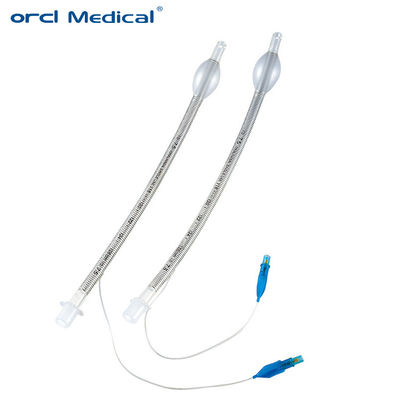Pemasok Pabrik Tabung Endotracheal Medis Steril Diperkuat PVC Berpalsukan / Tidak Berpalsukan
