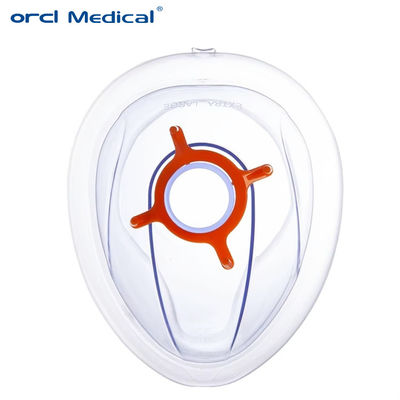 Masker Anestesi Silikon Medis Bebas Lateks Transparan Dome Soft Air Cushion Masker Anestesi Silikon Medis Dengan Port Air Cushion Standar