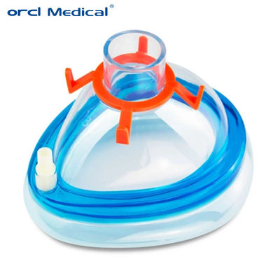 Air Cushion PVC Anesthesia Masker Anesthesia Medis Masker Dengan Katup Masker Wajah sekali pakai Air Cushion Masker Produsen Produk