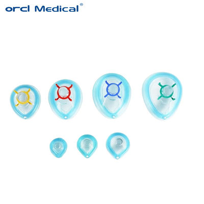 PVC Anesthesia Mask Medical Air Cushion Anesthesia Mask Dengan Katup