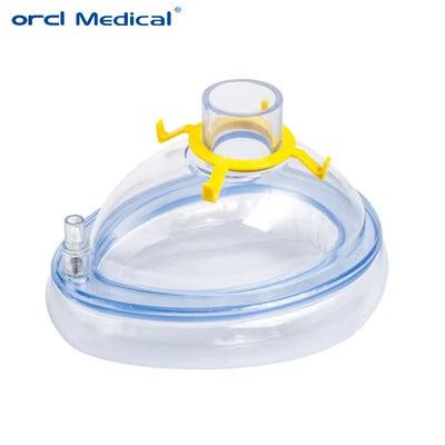 Masker Air Cushion Medis Pasokan Rumah Sakit Anestesi PVC sekali pakai Masker Wajah Pemasok