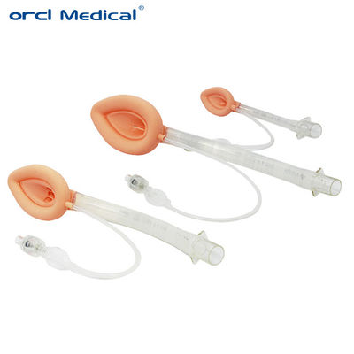 Masker Laryngeal Silikon sekali pakai LMA Untuk Bayi Baru Lahir / Bayi / Anak-anak / Dewasa