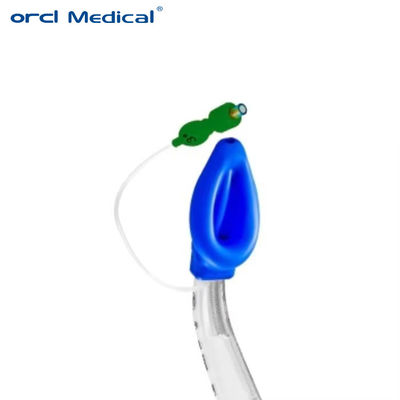CE / ISO Satu kali pakai masker silikon larynx medis saluran udara penggunaan tunggal masker silikon larynx saluran udara