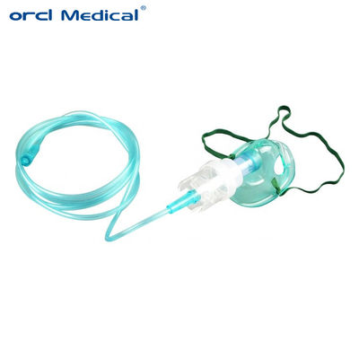 Pasokan Konsumsi Medis PVC Aerosol Masker Nebulizer Oksigen Dewasa Dan Bayi Kit Masker Nebulizer Bayi Produsen Pabrik Kualitas Tinggi