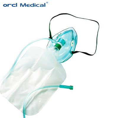 Masker Oksigen Non Rebreather yang Nyaman Dengan Tas Reservoir 1000ml