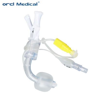 Tabung Tracheostomy dengan Bantal Keamanan Volume Tinggi Disposable Medical Disposable With Suction Lumen