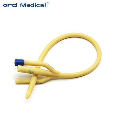 Catheter Lateks Foley 3 Cara Yang Bisa Digunakan Sekali Pakai Nilai Lembut Kateter Lateks Plastik Silicone Lapisan