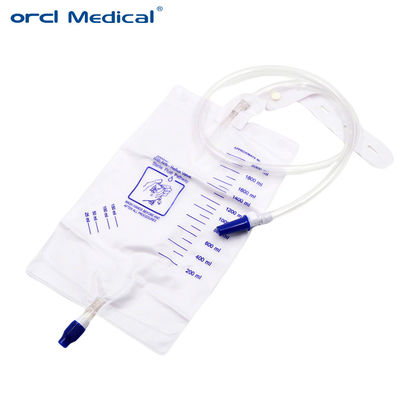 Klinik Urologi Kantong drainase urin medis PVC dengan produsen pelabuhan pengambilan sampel
