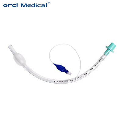 2-100mm tabung endotracheal PVC standar sekali pakai 3 tahun umur