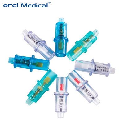 Medical Disposable One-Way Plastic Check Valve Digunakan Untuk Kateter Urologi Endotracheal Tube LMA