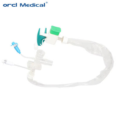 Sistem Penyedutan Tertutup Disposable Medical Closed Suction 24 72 Jam Kateter Dengan Sertifikat ISO