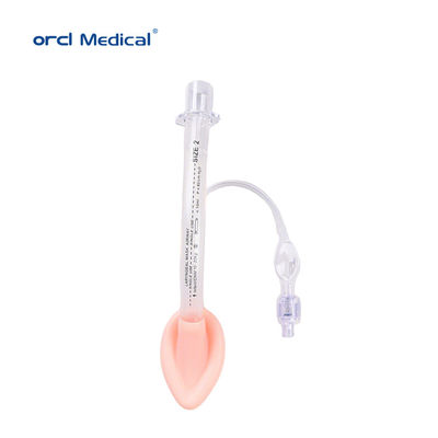 100% Silikon Laryngeal Mask Rumah Sakit Anestesi Inflatable Operasi