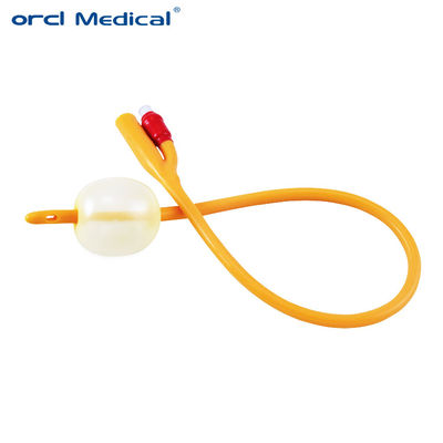 Kateter Urin Disposable Medis 2 Way 3 Way Kateter Lapisan Silikon Kateter Lateks Foley