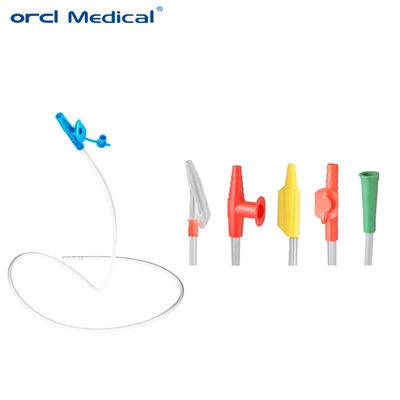 Perlengkapan medis Disposable PVC Medical Suction Tube Clear Sputum Drainage Catheter