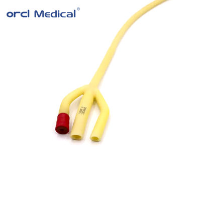Orcl Berbagai Konsumabel Medis Medis Sekali Pakai Kustom Kateter Foley 3 Arah Ukuran Nomor 16