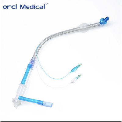 Tabung Endobronkial Lumen Ganda PVC Stylet Pra-Muat Tabung Endobronkial Balon Ganda Bahan Habis Pakai Bedah