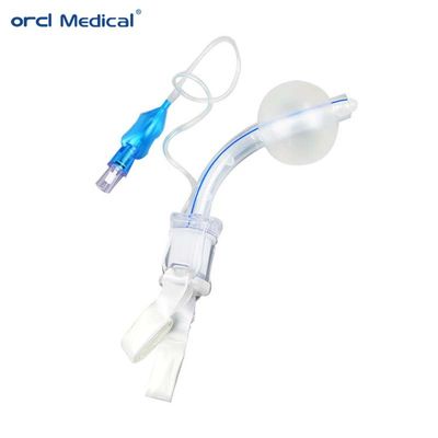 Perlengkapan Medis Hanya untuk Sekali Pakai Selang Trakeostomi PVC Sekali Pakai 2.0-11.0mm Dengan Manset