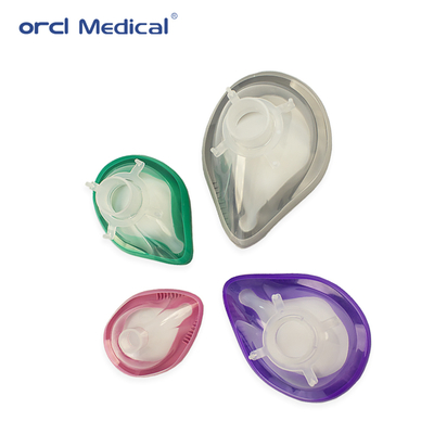 CE ISO Disetujui Disposable Easy Anesthesia Mask dengan Desain Cepat-Fit