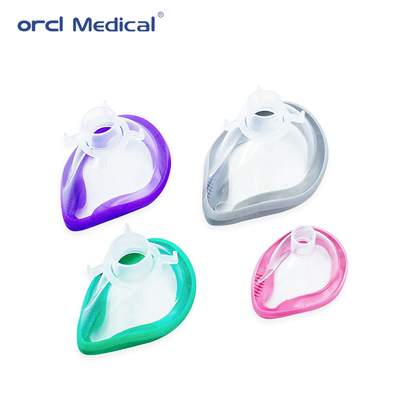 Produk konsumsi medis konsumsi sekali pakai steril masker anestesi mudah bebas lateks masker anestesi untuk menghindari reaksi alergi