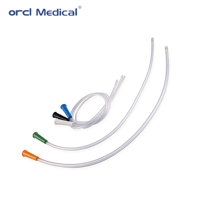 Produk Medis Fr6-22 Ukuran Kateter Medis-Grade Kateter Suction PVC Bertanda Graduasi untuk Presisi